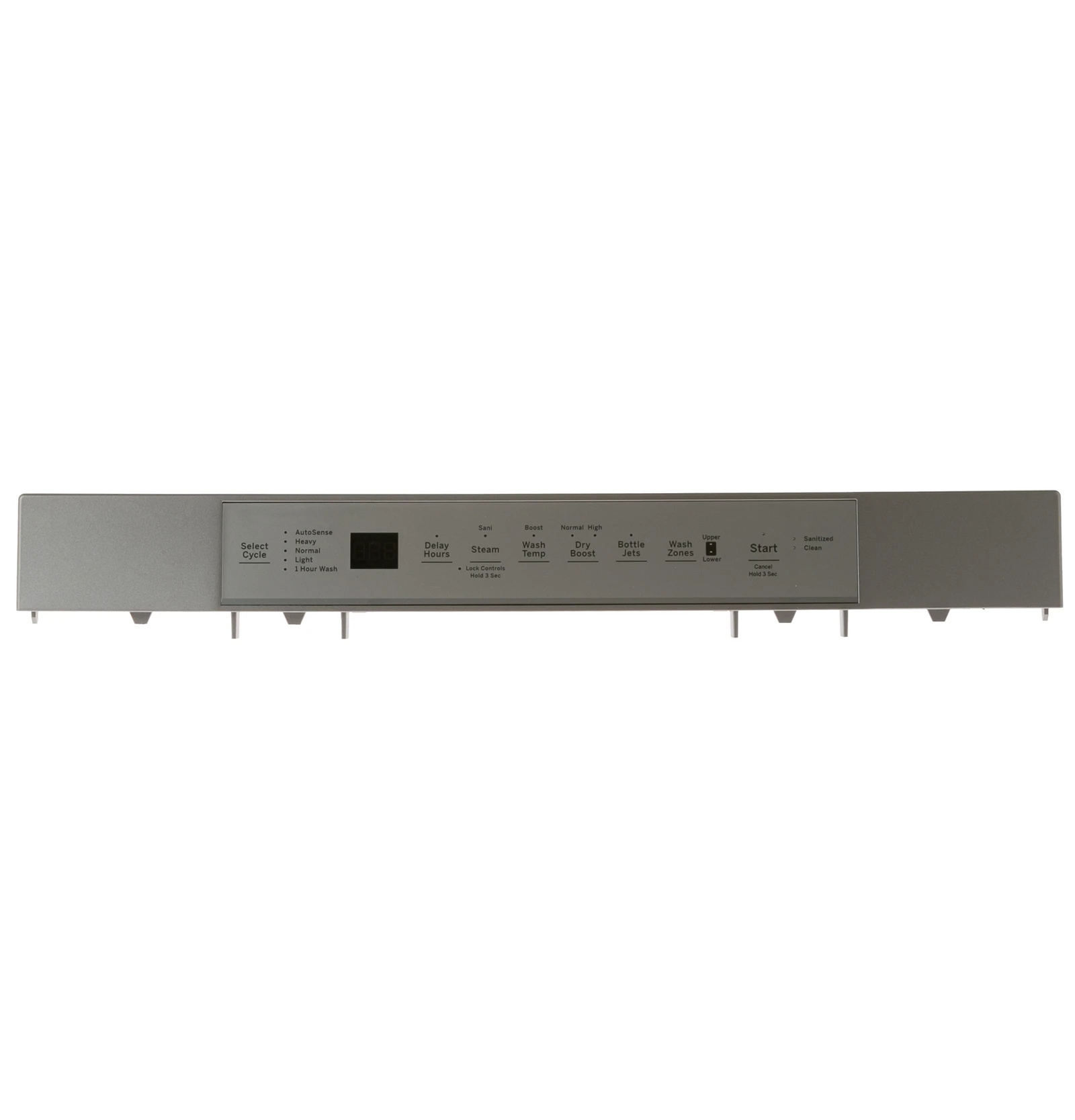 Silver User Interface Control Assembly