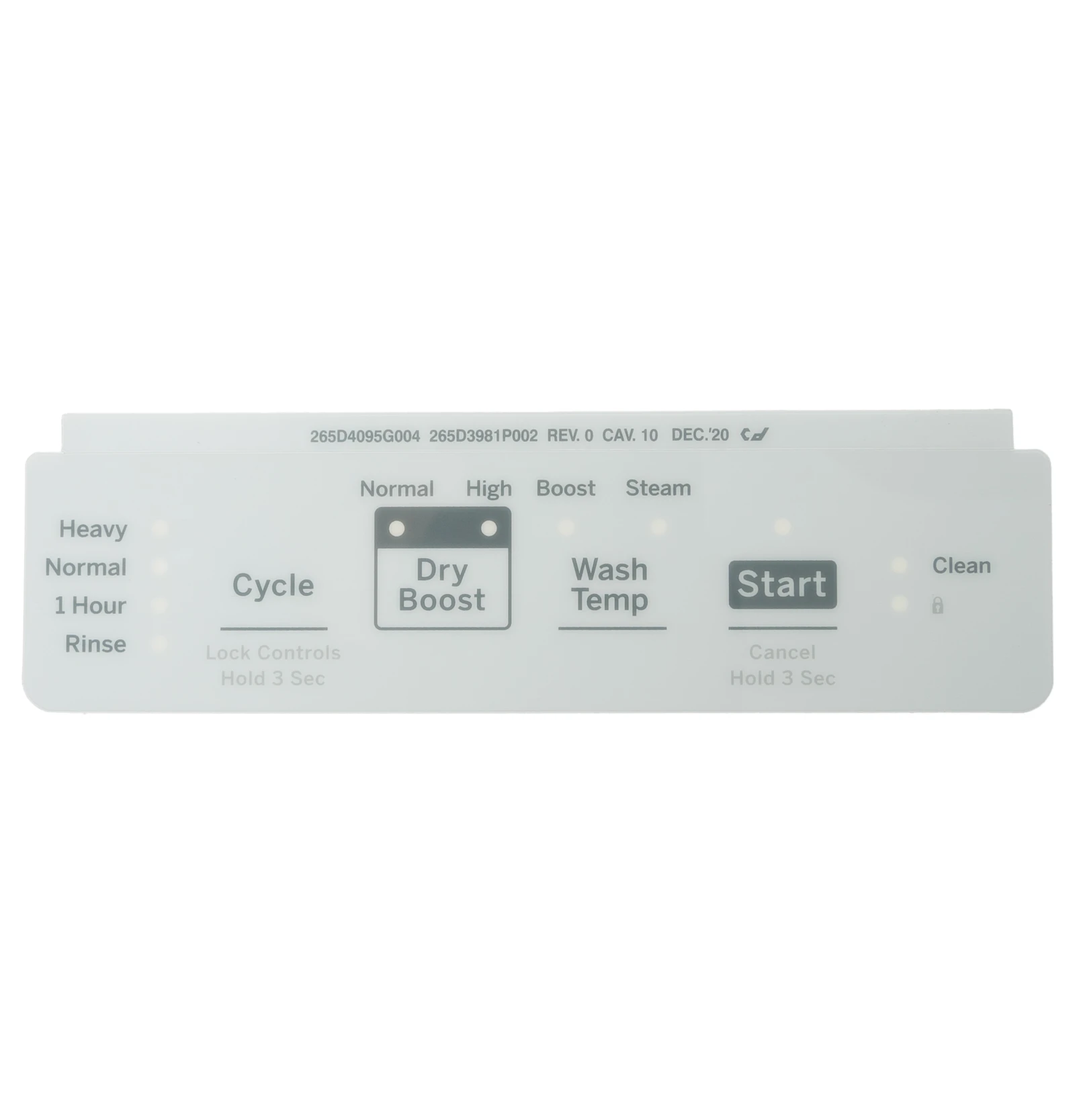 Control Panel Overlay