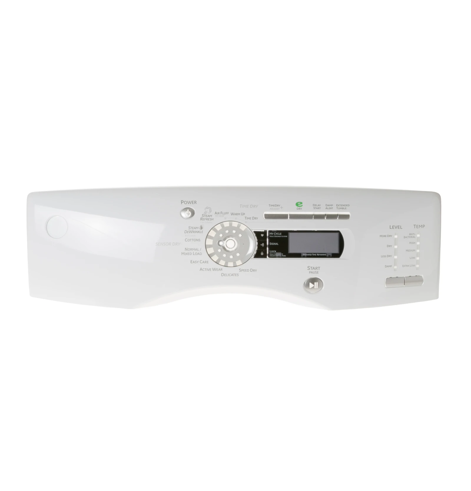 Washing Machine Control Panel Assembly White
