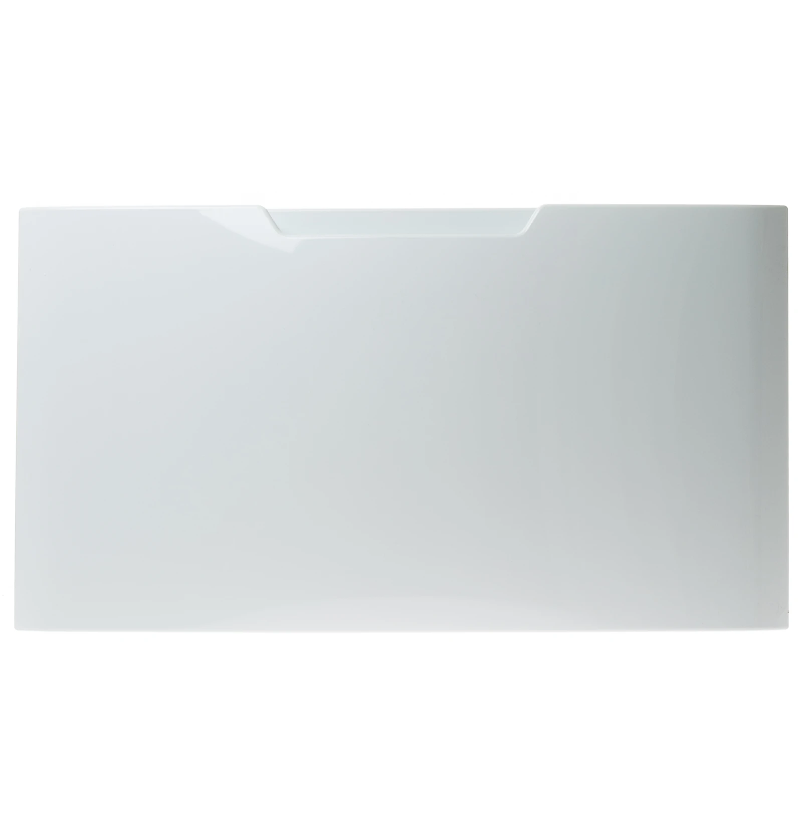 Pedestal Front Panel White