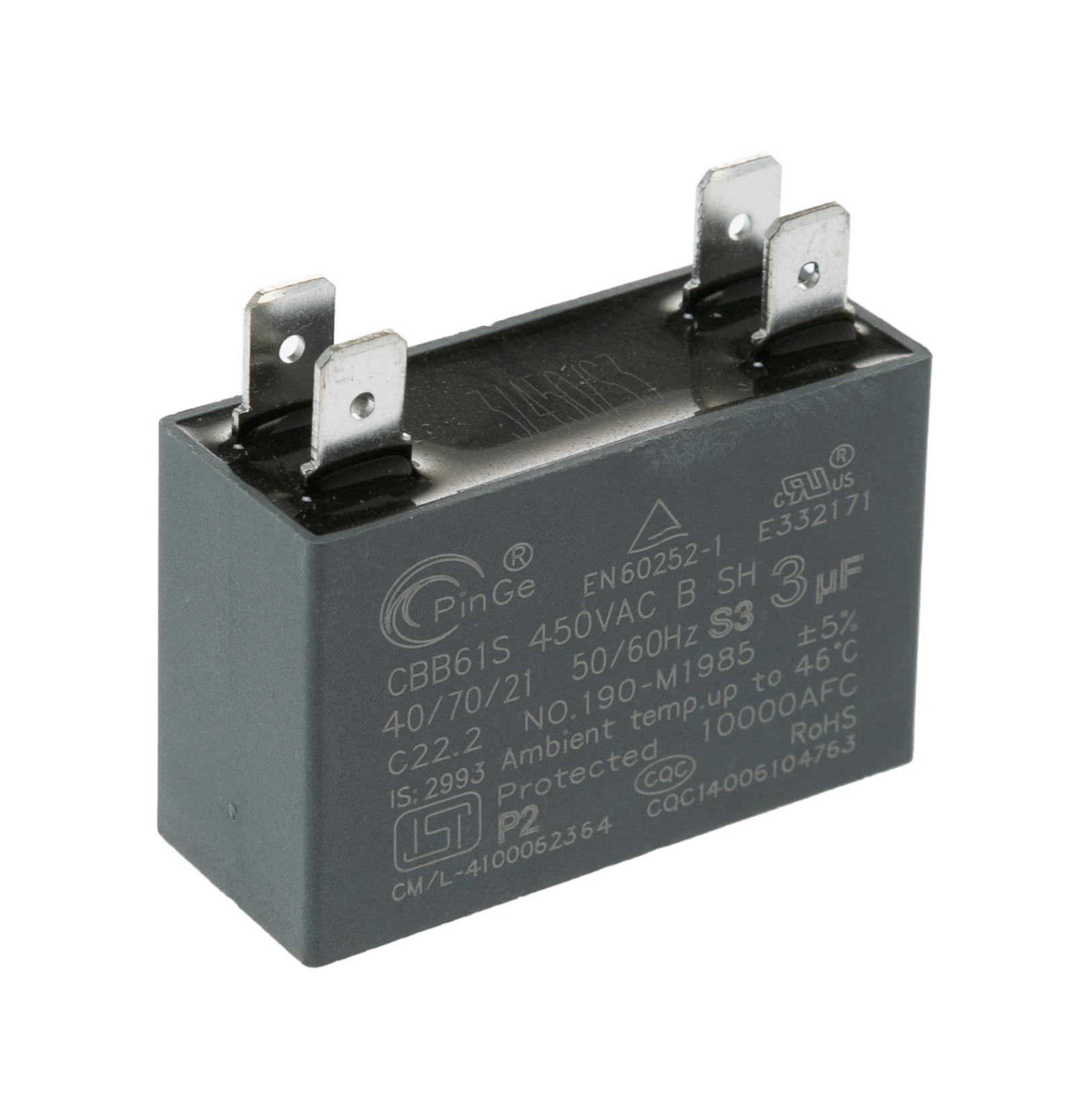 Fan Motor Capacitor 3µF/450V