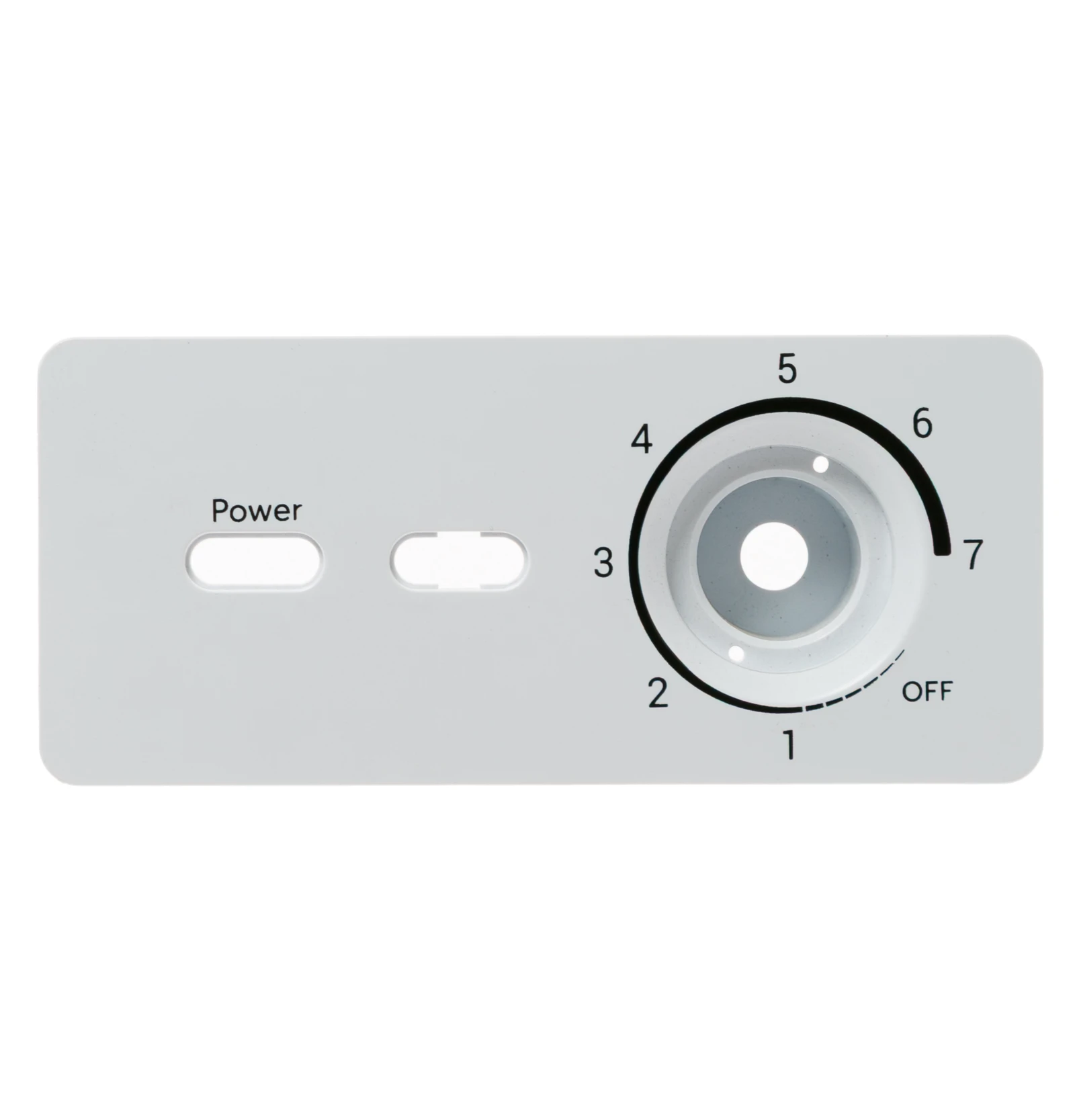 White Control Panel