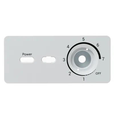 White Control Panel