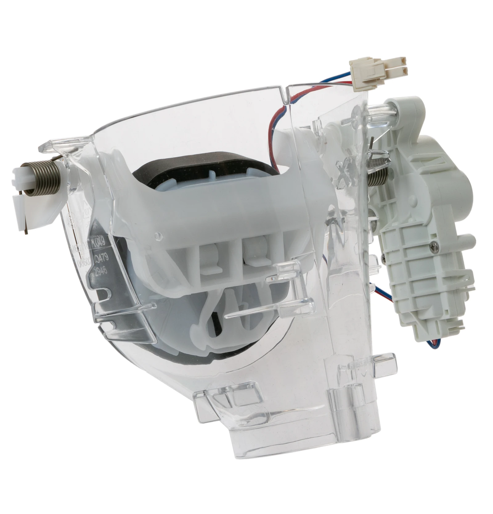 Ice Funnel Duct Door and Motor
