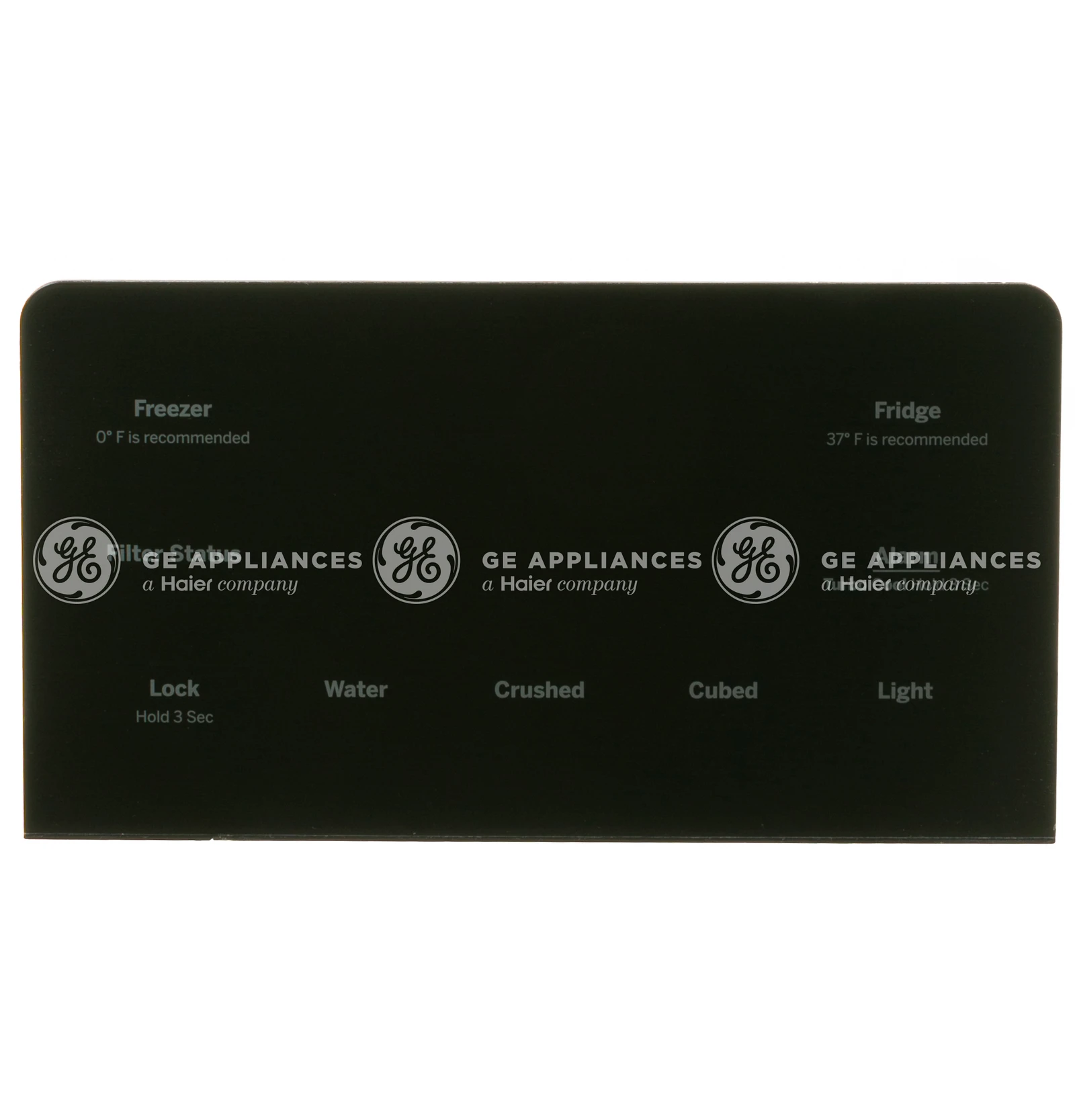 Black Control Display Assembly
