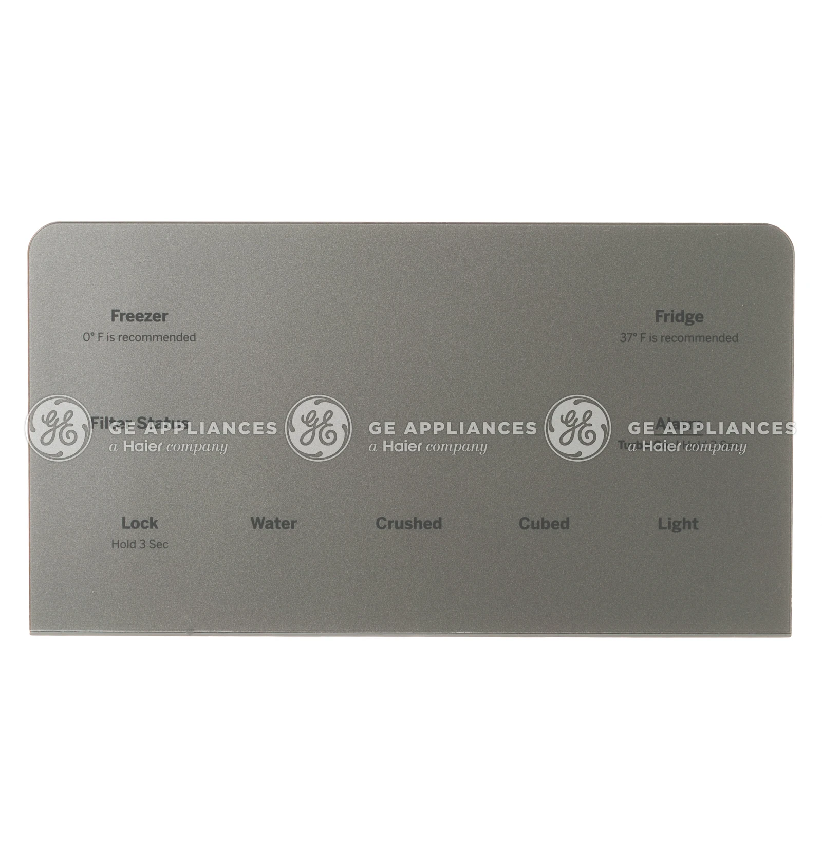Stainless Steel Control Display Assembly