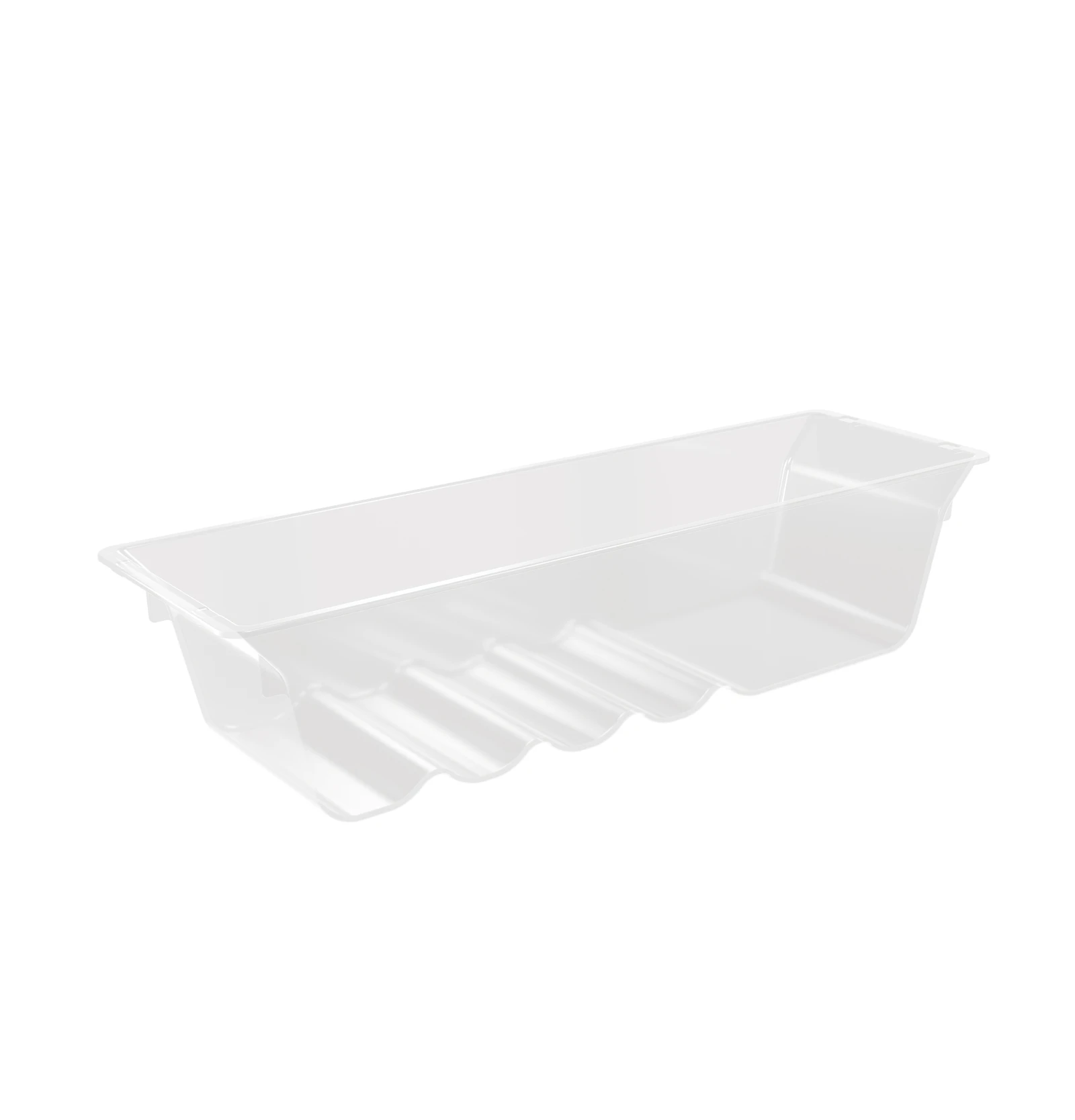 Clear Convertible Drawer Bin