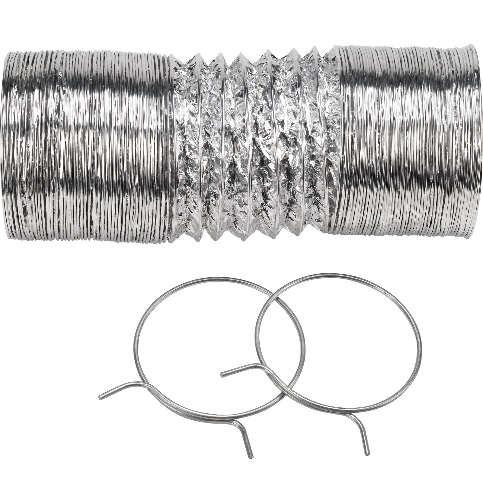 Flexible Duct Bag with 2 Clamps