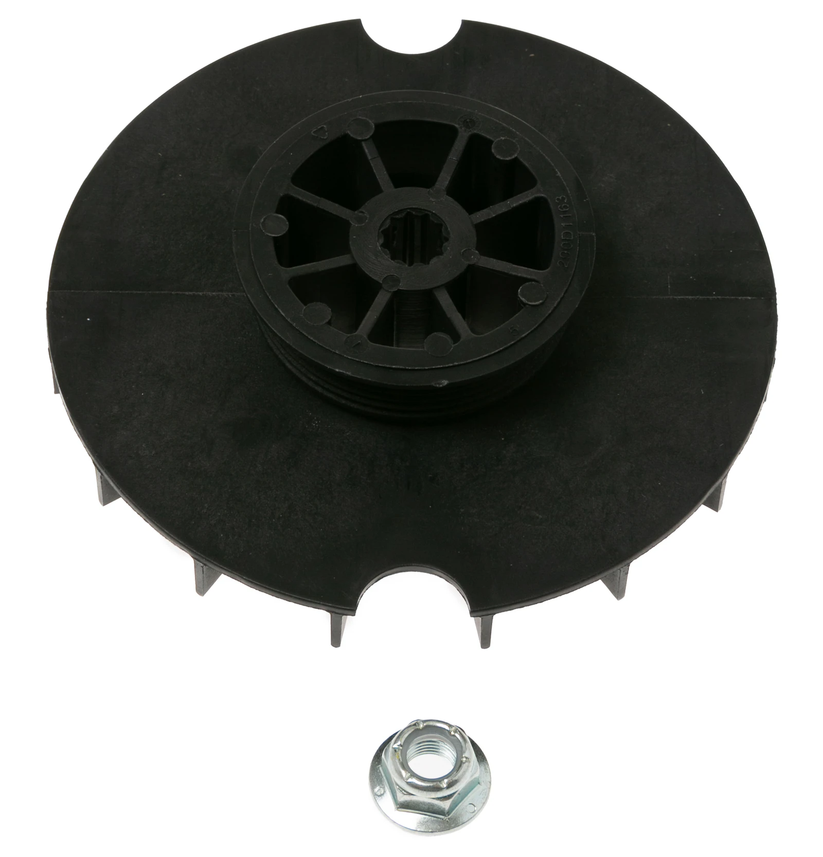 1/3 HP Motor Pulley & Nut
