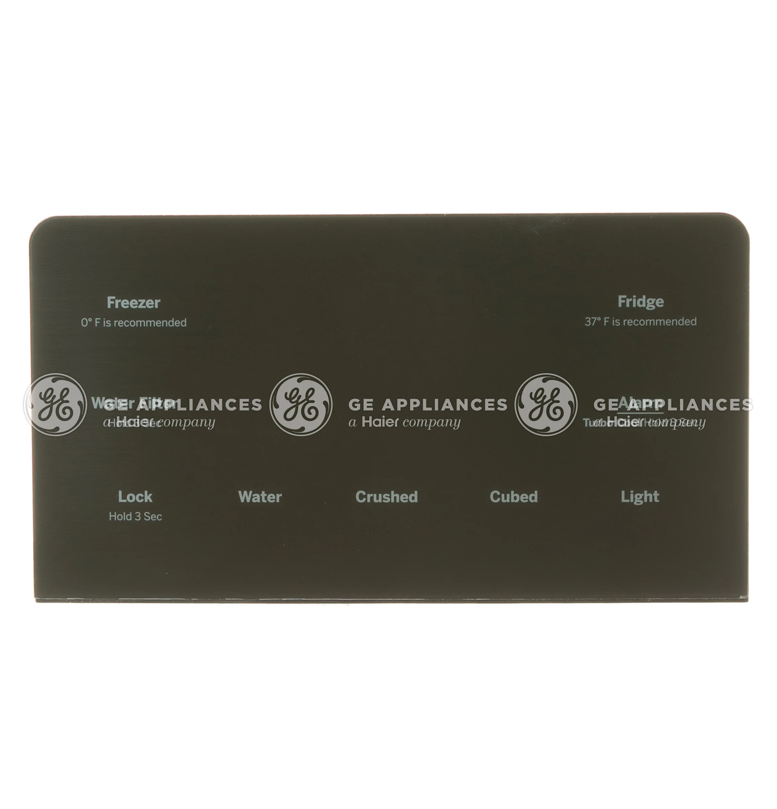 Black Stainless Steel Display Control