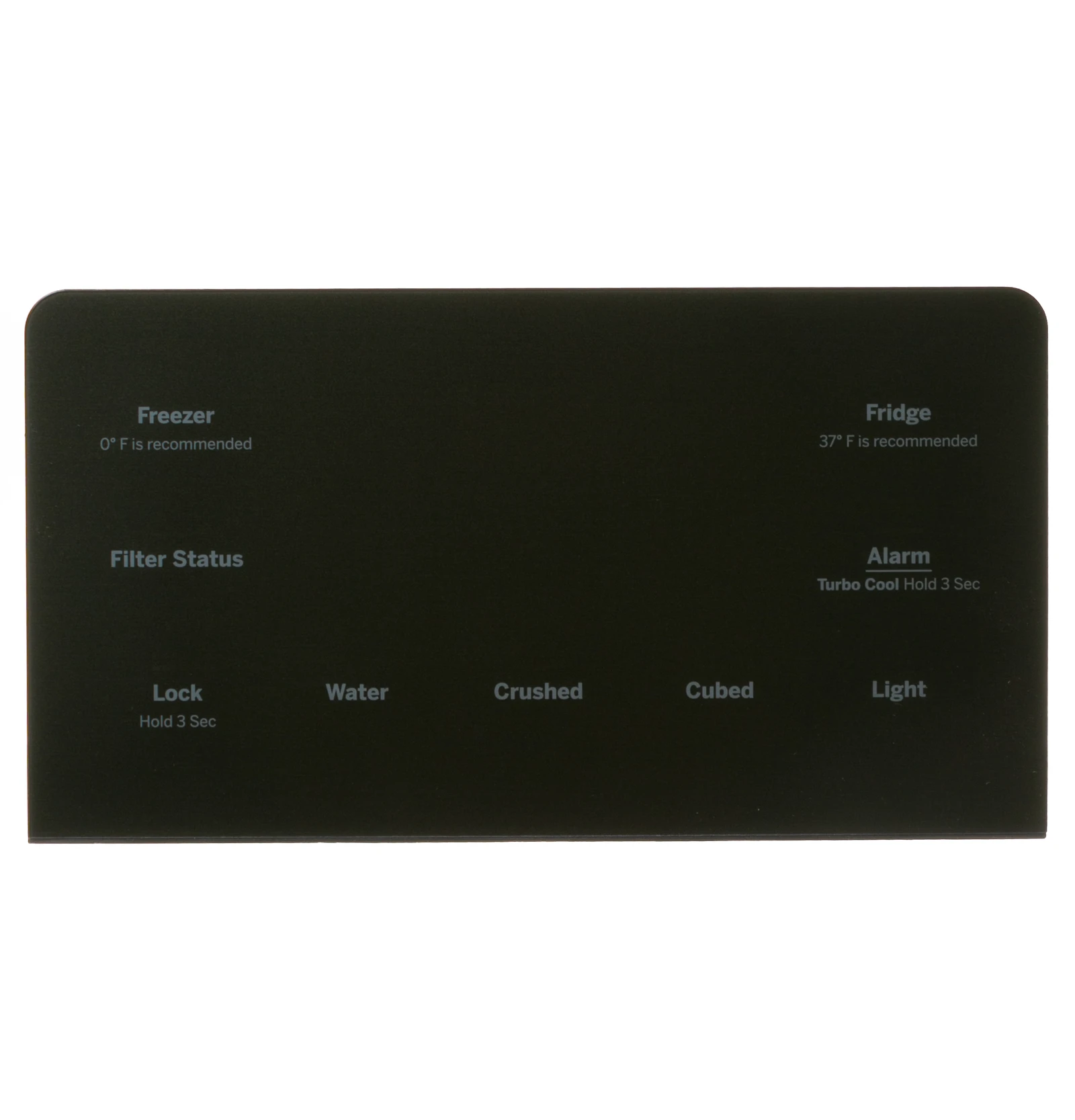 Slate Control Display Assembly