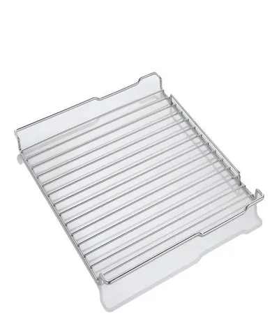 Drop down wire shelf