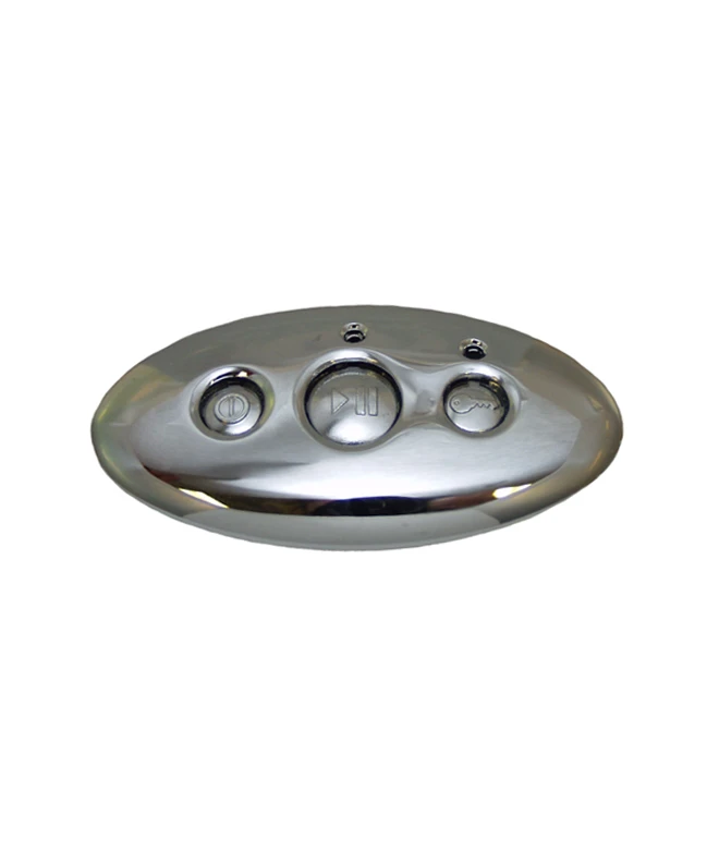 Internal Badge Chrome Oval Kit