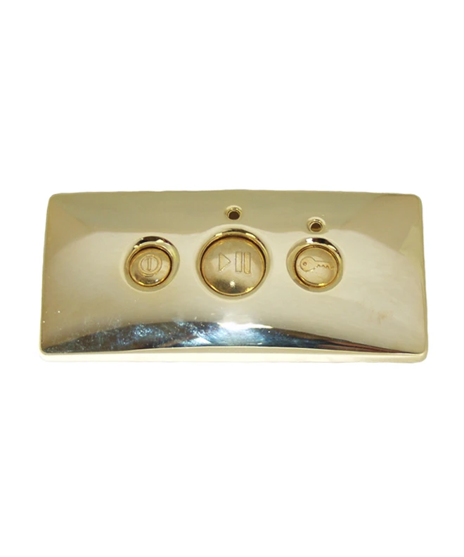 Brass Rectangular Badge Kit
