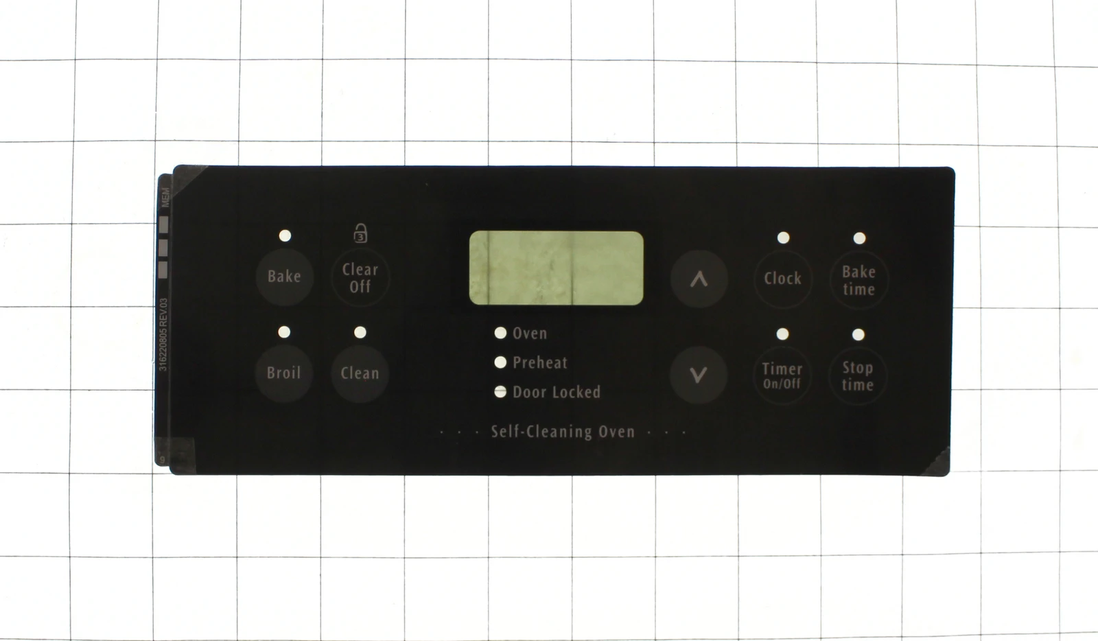 Clock Overlay Black