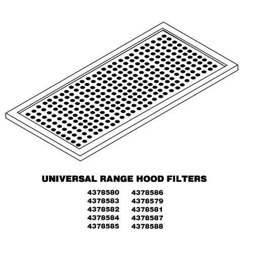 Vent Hood Charcoal Filter