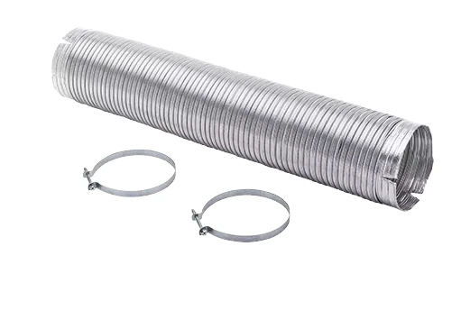 Vent Ducting 4" Aluminum Semi Rigid 8' Long