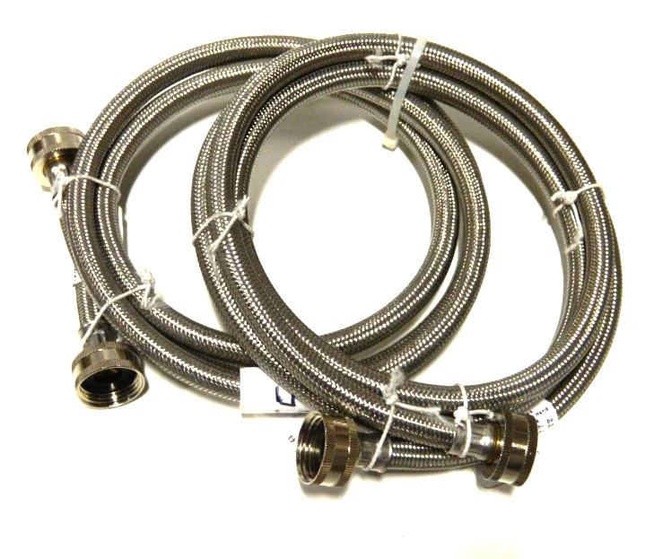 6' Stainless Steel Fill Hoses 1 PR