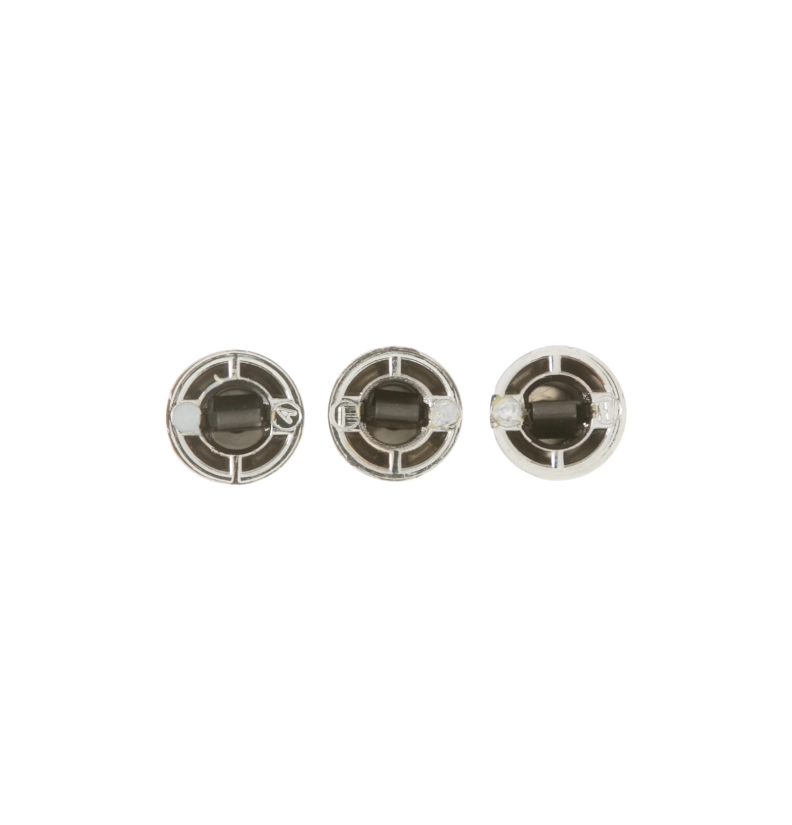 Clock Knob Chrome 3 Pack