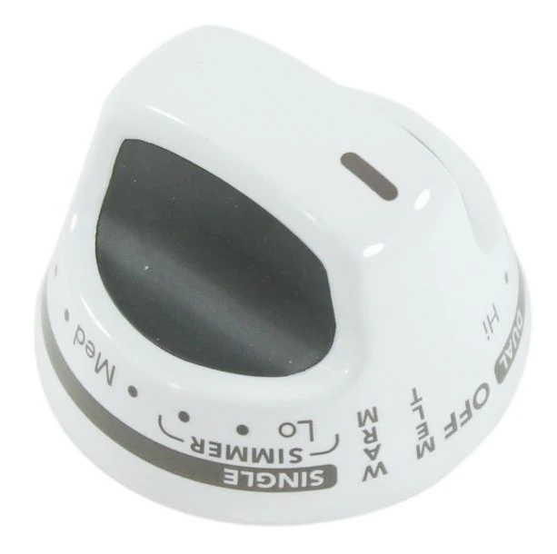 Right Front White Knob