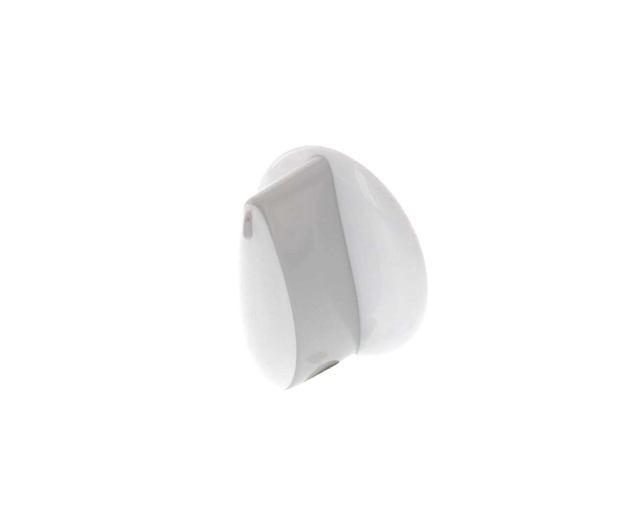 Knob White/Chrome