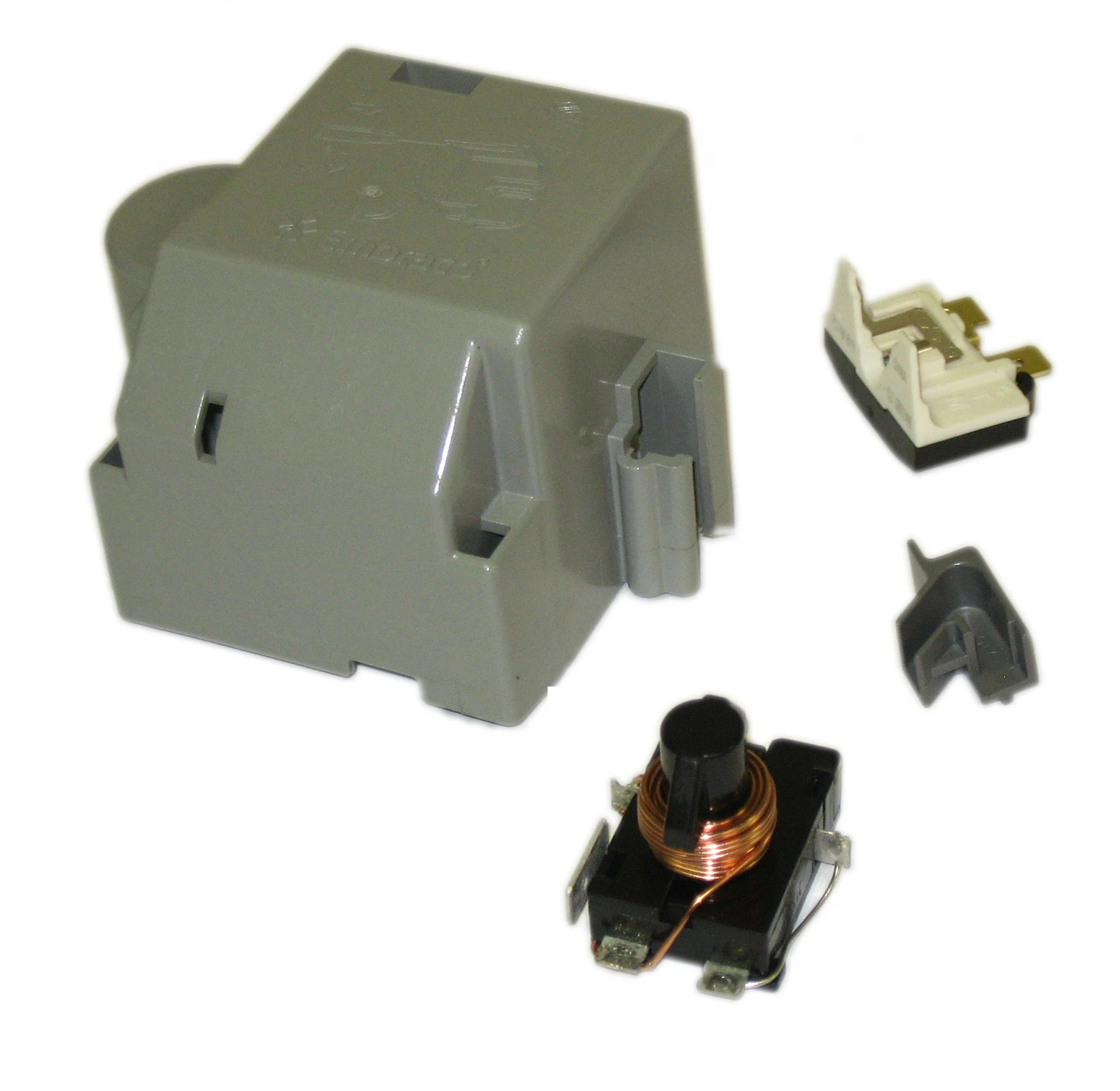 Refrigerator Compressor Overload and Start Relay