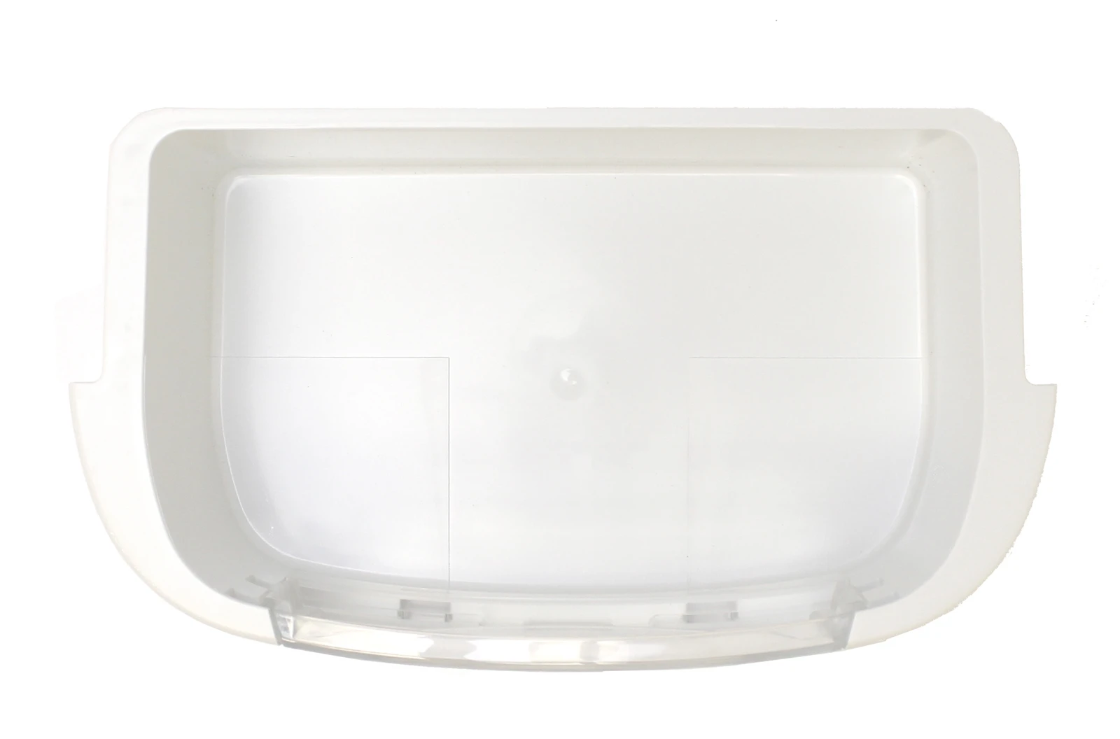 Door Shelf Bin White Clear Insert