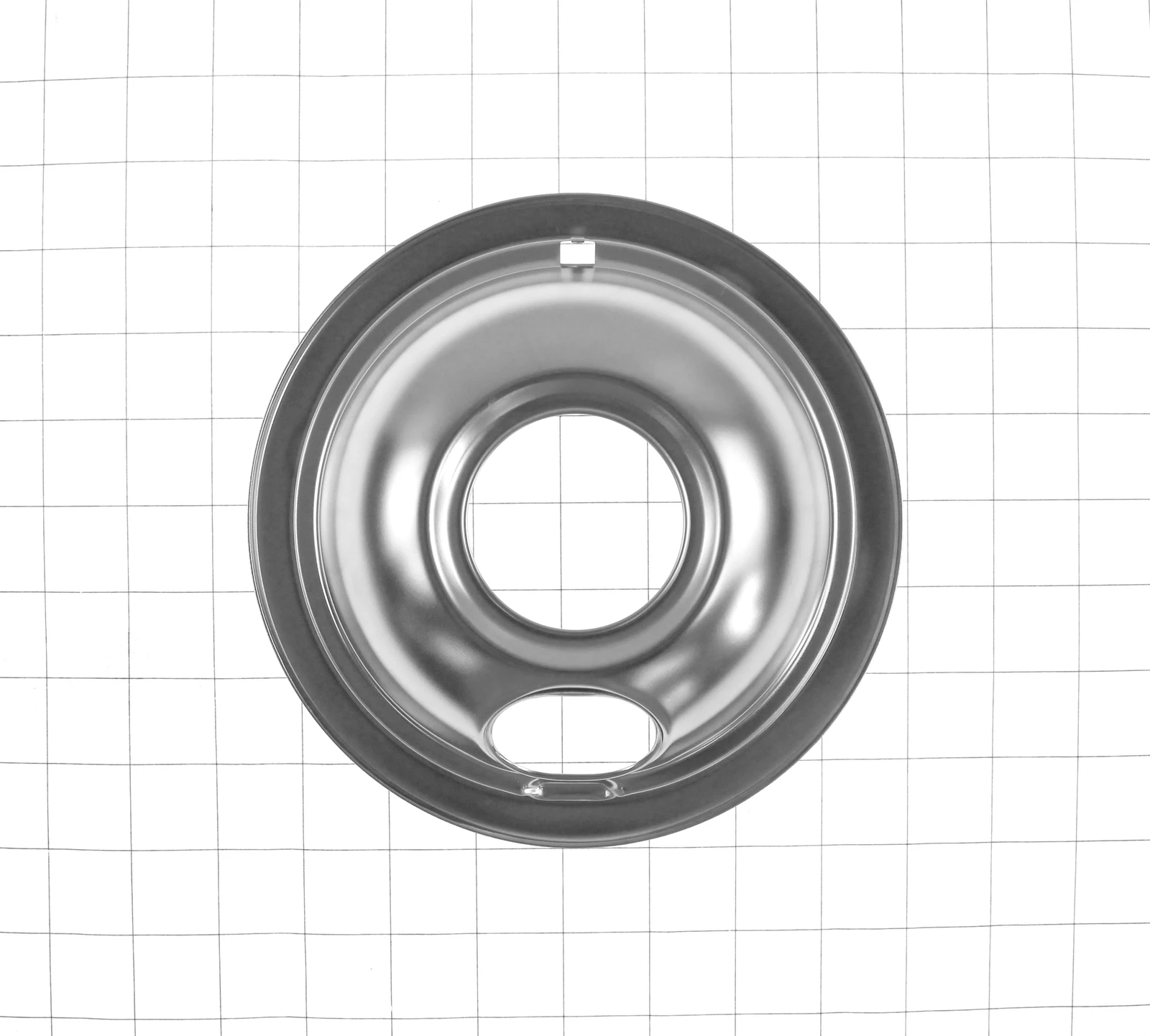 6" Chrome Drip Bowl