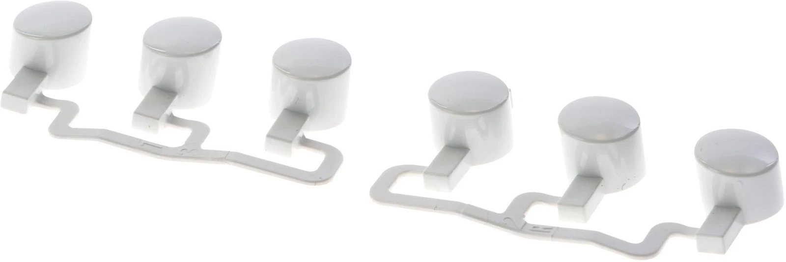 Push Button Set White; BO, MK, Extra-Buttons, Cutable