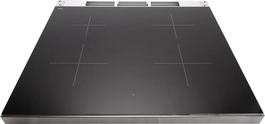 Glass Ceramic Hob Top With Metallic Frame