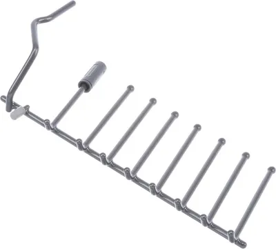 Flip Tine For Lower Rack, Rear, Right Side, Dark Grey (1 Piece)