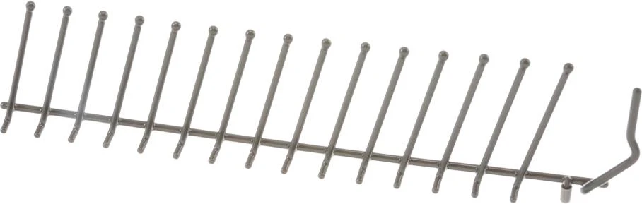 Flip Tine For Lower Rack, Rear, Left Side, Darks Grey (1 Piece)
