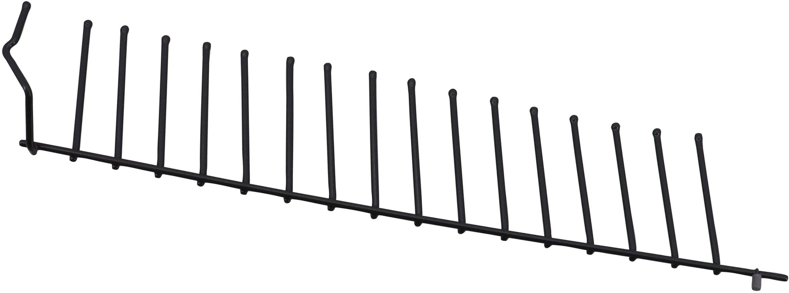 Insert Lower Rack Flip Tine, Dark Gray, Back Front