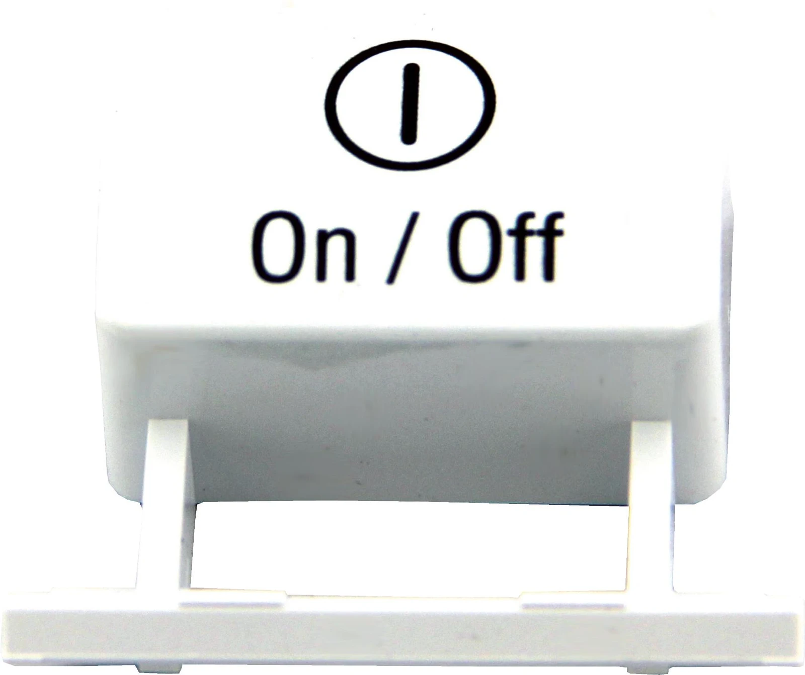 Push Button Cap On/Off Button, White (1/Pkg)