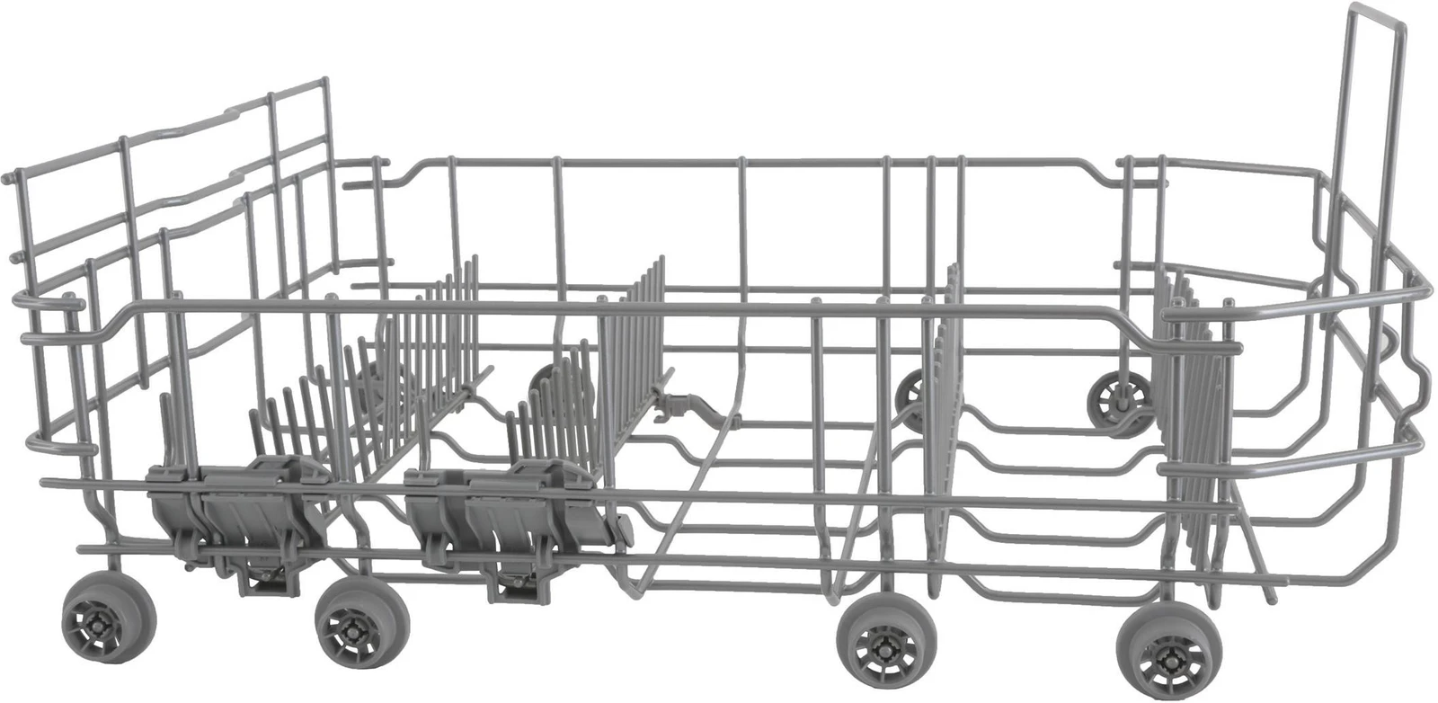 Lower Crockery Basket Silver, 2 Flip Tines