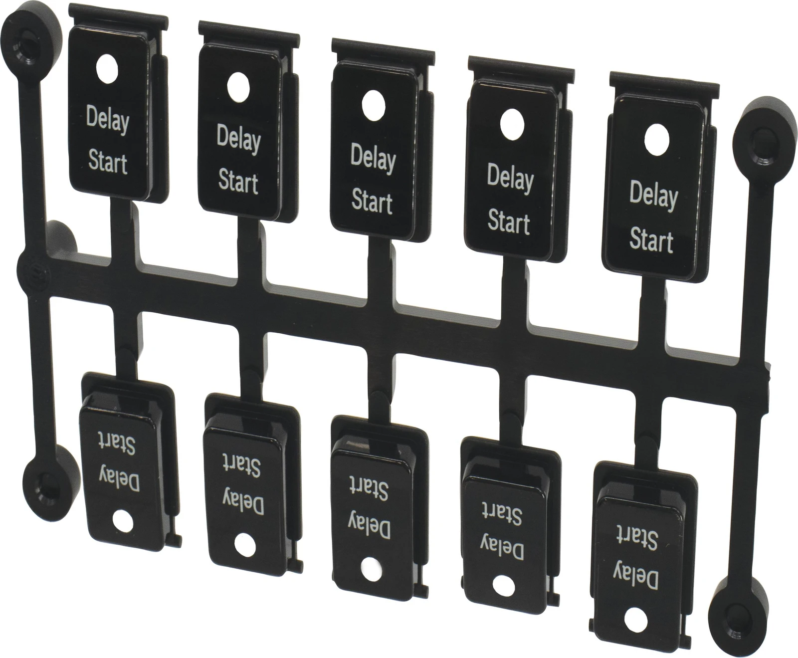Button Set Push Button Array, Delay Start, Black