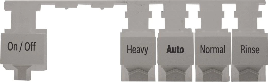 Button Set Push Button Array, White, On/Off - Program