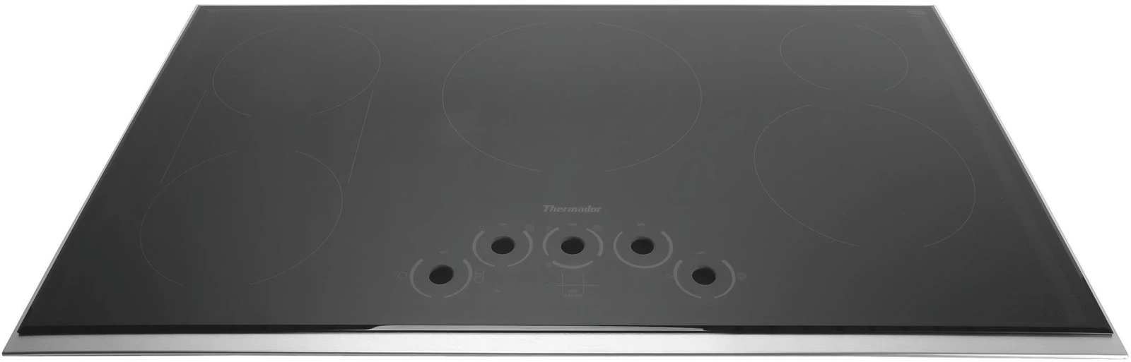 Glass Ceramic Hob Top Stainless Steel Frame 36"