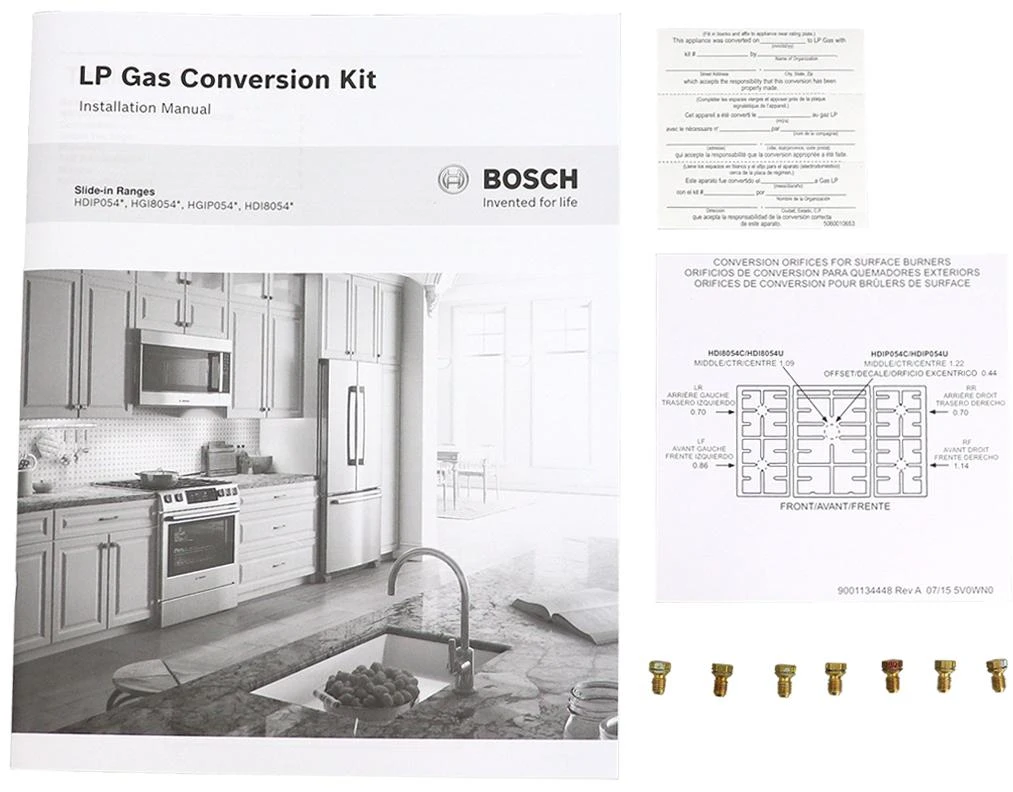 Set Of Jets LP Conversion Kit, DF Sir, SVC (Incl Jets, Conv Label,