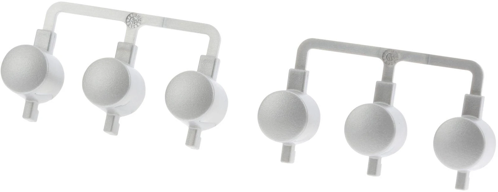 Push Button Set Stainless Steel, Extra-Funktions, Cutable