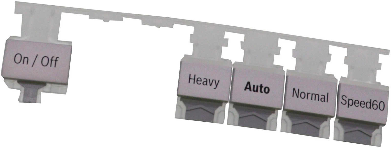 Button Set Push Button Array, Silver, Program