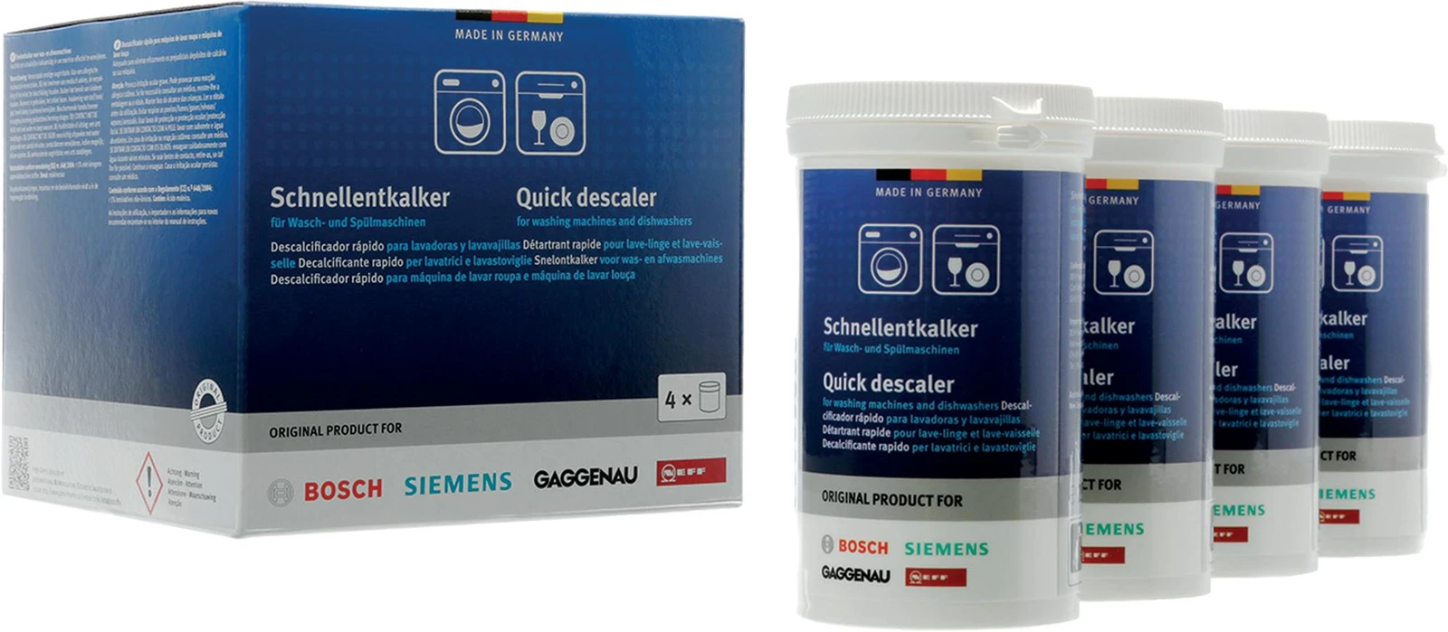 Dishwashers & Washing Machines (4 Pack)