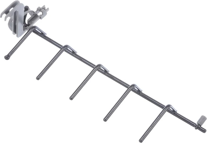 Flip Tine Upper Rack, Right Side, Dark Grey