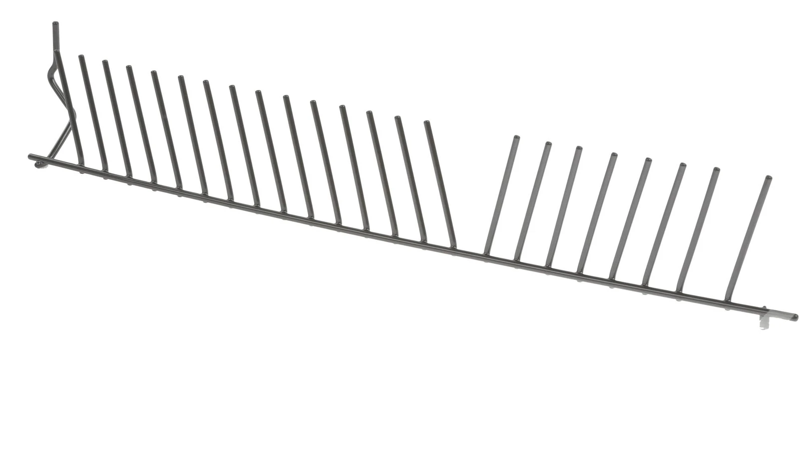 Flip Tine Lower Rack, Rear, Dark Grey