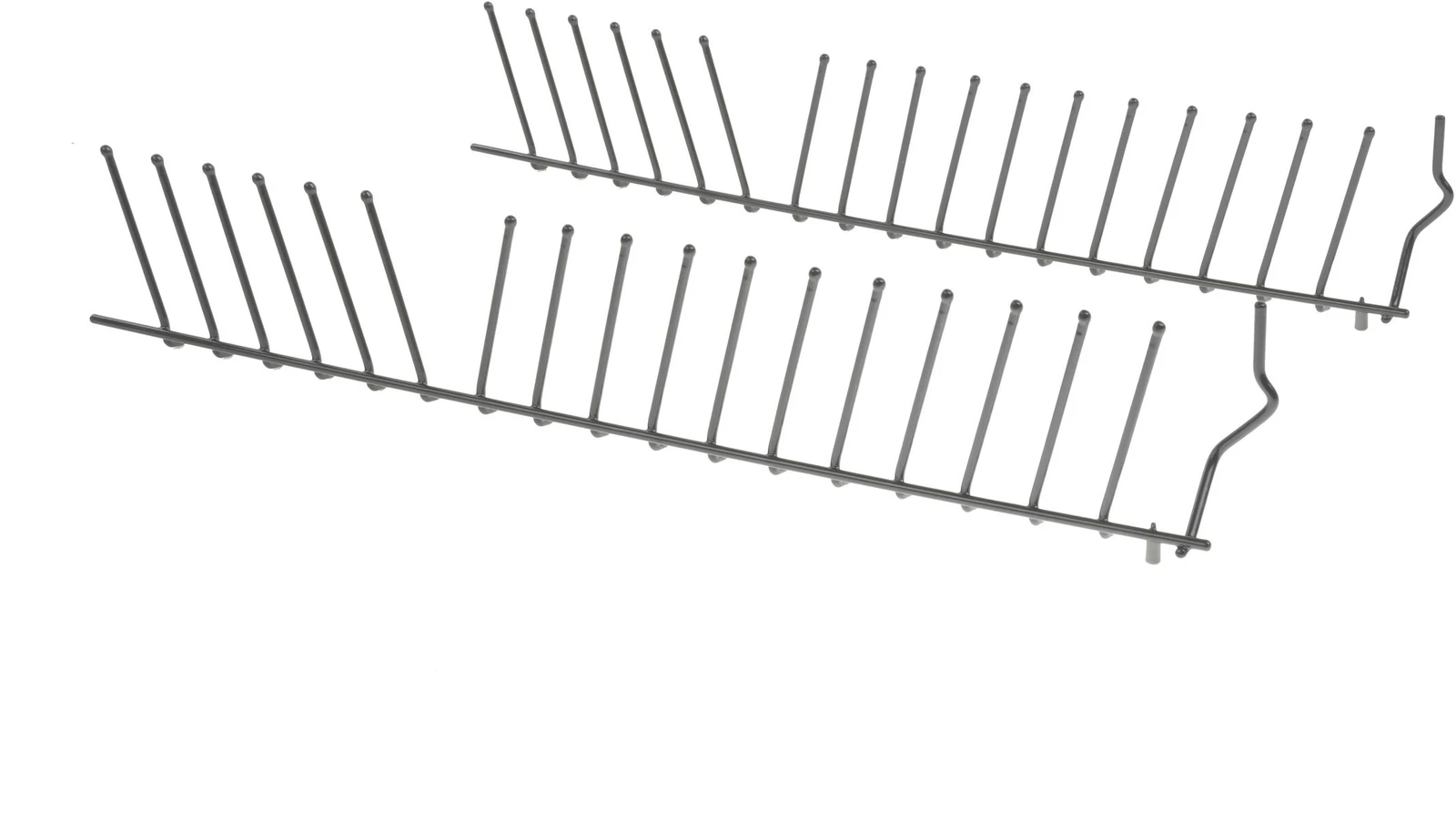 Flip Tine Lower Rack, Front, Dark Grey