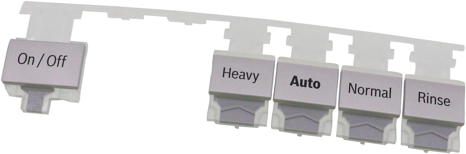 Button Set Push Button Array, Silver, On/Off - Program