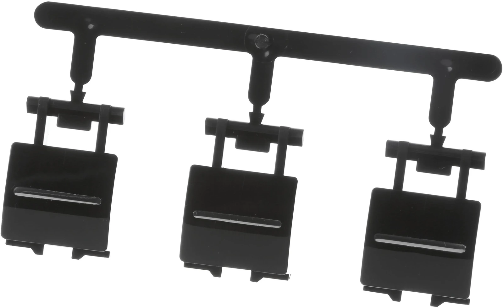 Push Button Set Black, 3-Button