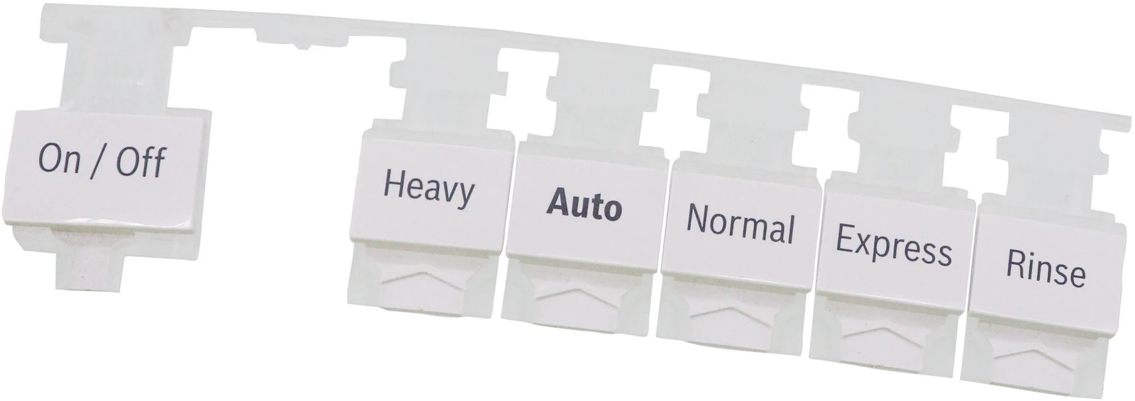 Button Set Push Button Array, White, On/Off - Program