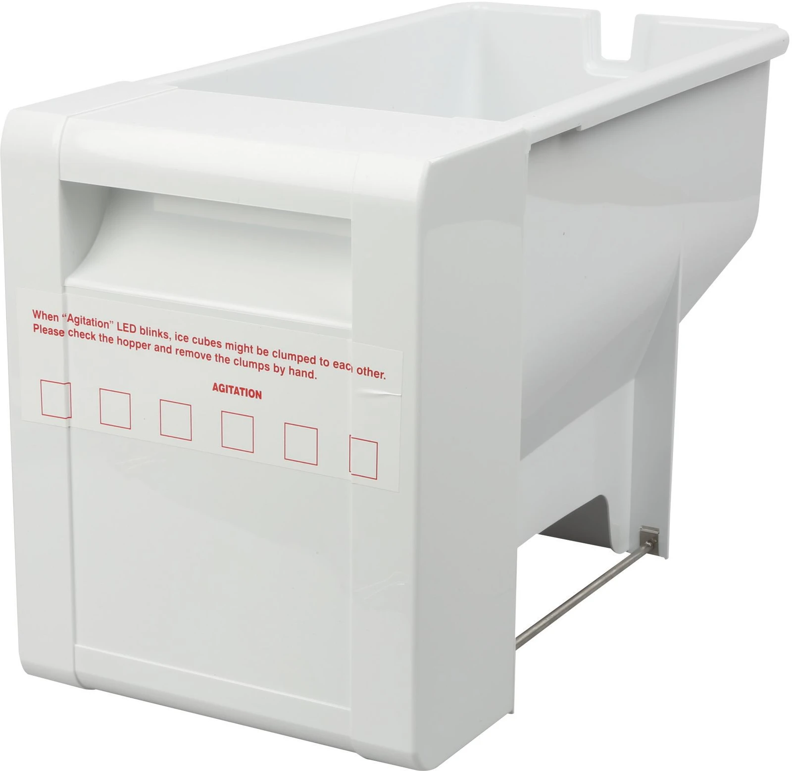 Cube Freezer With Ice/Water Dispenser-Complete-White