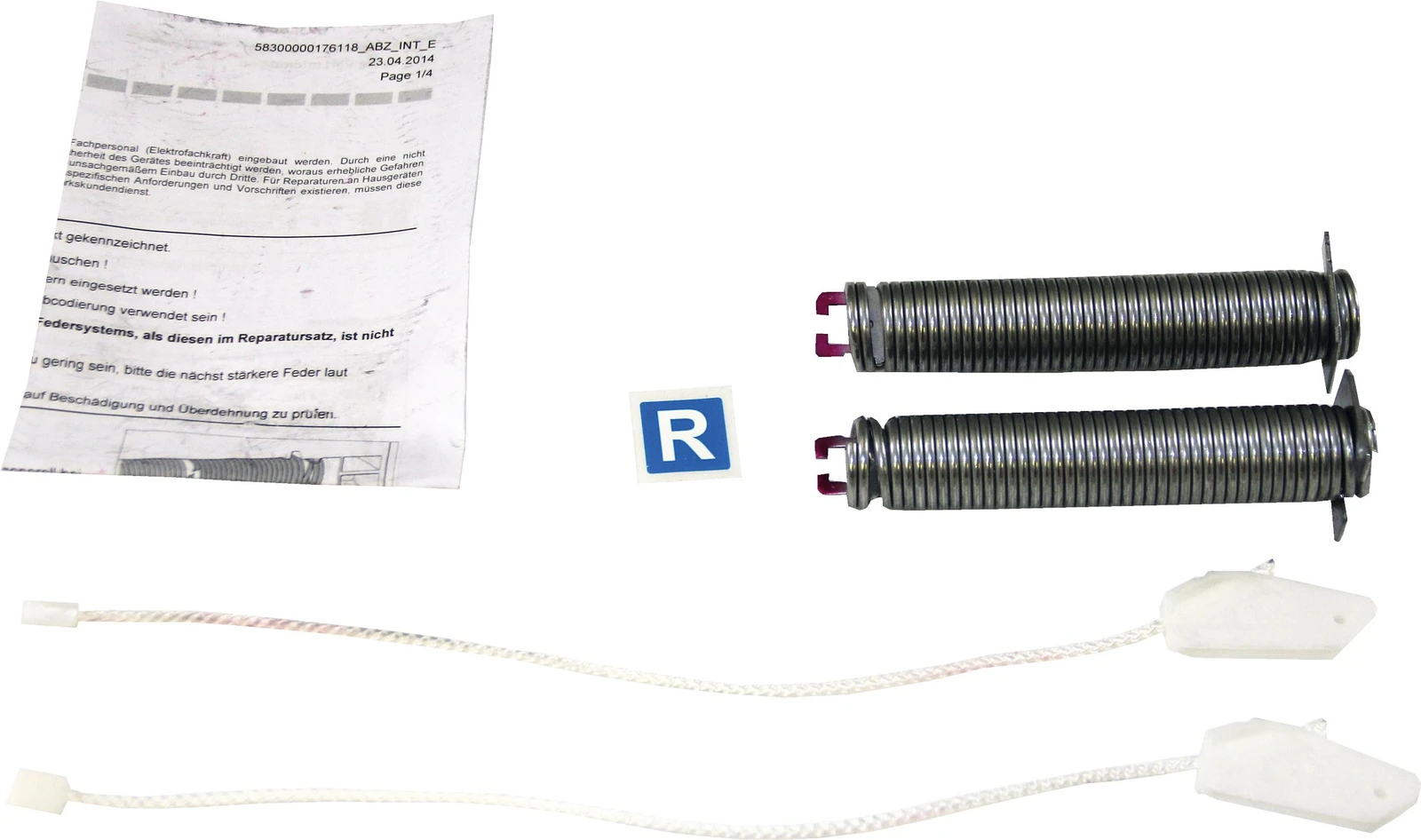 Repair Set-Spring Pink, 2 Springs + 2 Cords